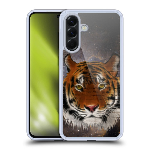 Simone Gatterwe Animals 2 Abstract Tiger Soft Gel Case for Samsung Galaxy A56 5G