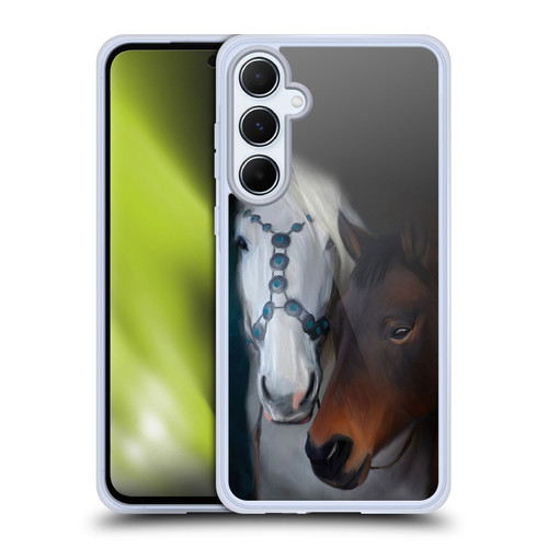 Simone Gatterwe Nature Portraits III Painted Horse Soft Gel Case for Samsung Galaxy A55 5G