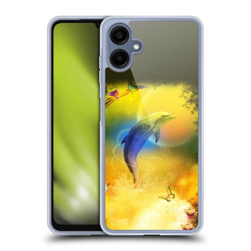 Simone Gatterwe Dolphins Colorful Dolphin Soft Gel Case for Samsung Galaxy A06 4G / 5G