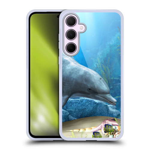 Simone Gatterwe Dolphins Dolphin World Soft Gel Case for Samsung Galaxy A35 5G