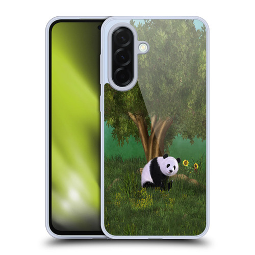 Simone Gatterwe Nature Portraits Cute Panda Soft Gel Case for Samsung Galaxy A36 5G