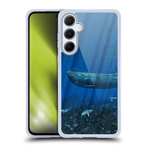 Simone Gatterwe Life In Sea U99 Submarine Soft Gel Case for Samsung Galaxy A55 5G