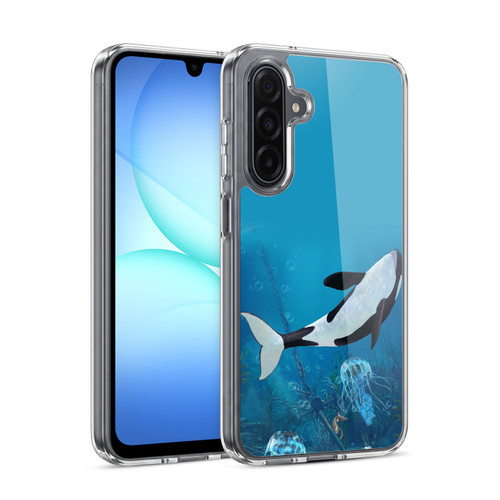 Simone Gatterwe Life In Sea Jellyfish And Orca Soft Gel Case for Samsung Galaxy A17 4G / 5G