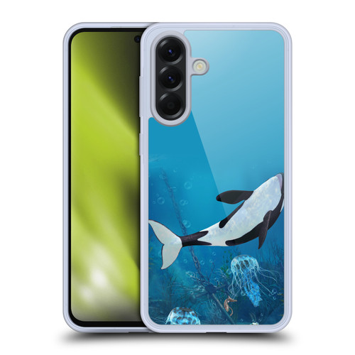 Simone Gatterwe Life In Sea Jellyfish And Orca Soft Gel Case for Samsung Galaxy A56 5G