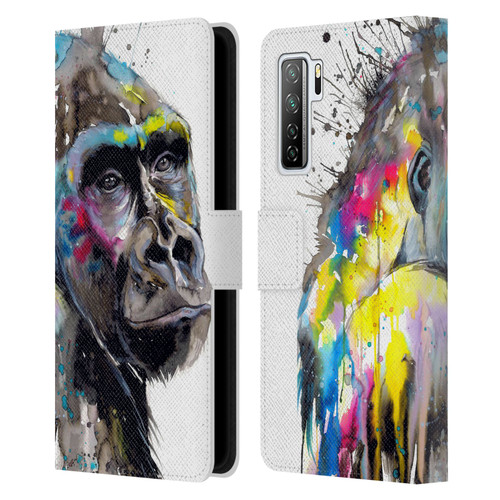 Pixie Cold Animals I See The Future Leather Book Wallet Case Cover For Huawei Nova 7 SE/P40 Lite 5G