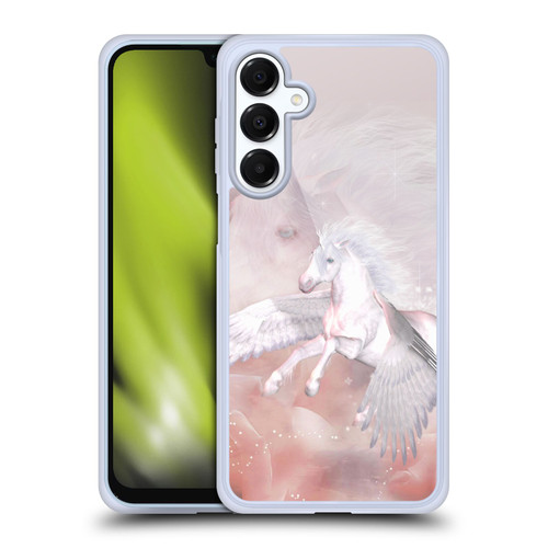 Simone Gatterwe Pegasus And Unicorns Flying Unicorn Soft Gel Case for Samsung Galaxy A16 5G & MagSafe