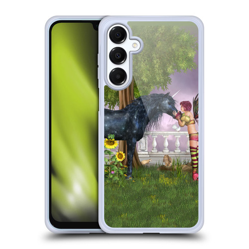Simone Gatterwe Pegasus And Unicorns Last Black Unicorn Soft Gel Case for Samsung Galaxy A16 5G & MagSafe