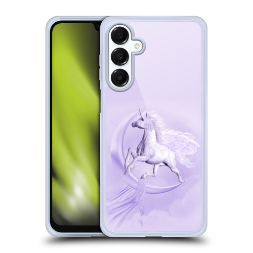 Simone Gatterwe Pegasus And Unicorns Pegasus In Moon Soft Gel Case for Samsung Galaxy A16 5G & MagSafe