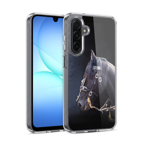 Simone Gatterwe Pegasus And Unicorns Friesian Horse Soft Gel Case for Samsung Galaxy A17 4G / 5G