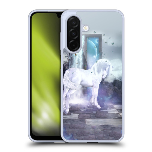 Simone Gatterwe Pegasus And Unicorns Silver Unicorn Soft Gel Case for Samsung Galaxy A26 5G