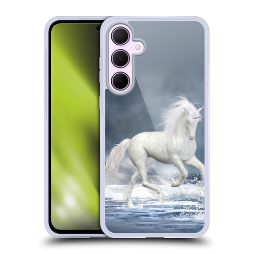 Simone Gatterwe Pegasus And Unicorns Playing Soft Gel Case for Samsung Galaxy A35 5G