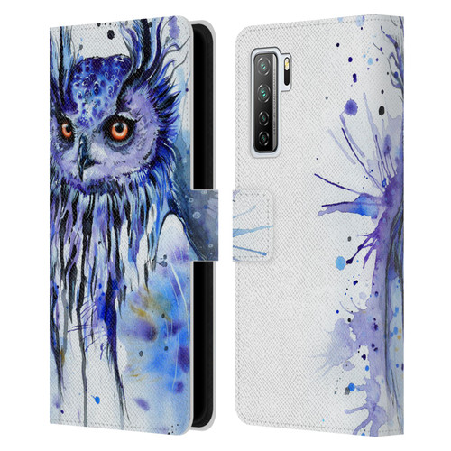 Pixie Cold Animals Secrets Leather Book Wallet Case Cover For Huawei Nova 7 SE/P40 Lite 5G