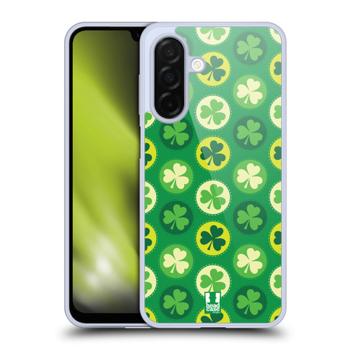 Head Case Designs Shamrock Patterns Patches Soft Gel Case for Samsung Galaxy A26 5G