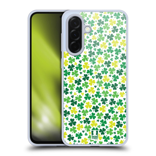 Head Case Designs Shamrock Patterns Ditsy Soft Gel Case for Samsung Galaxy A36 5G