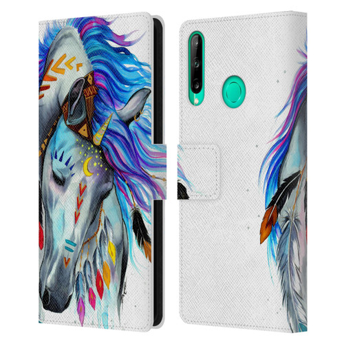Pixie Cold Animals Spirit Leather Book Wallet Case Cover For Huawei P40 lite E