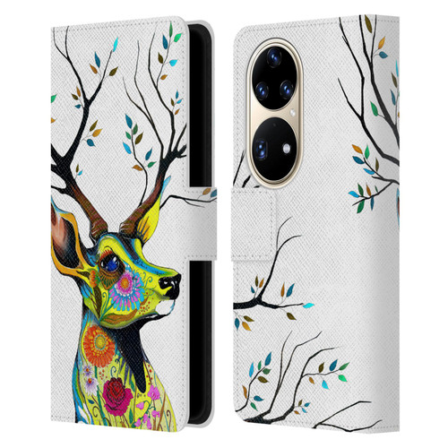 Pixie Cold Animals King Of The Forest Leather Book Wallet Case Cover For Huawei P50 Pro