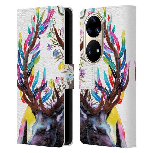 Pixie Cold Animals Memories Leather Book Wallet Case Cover For Huawei P50 Pro