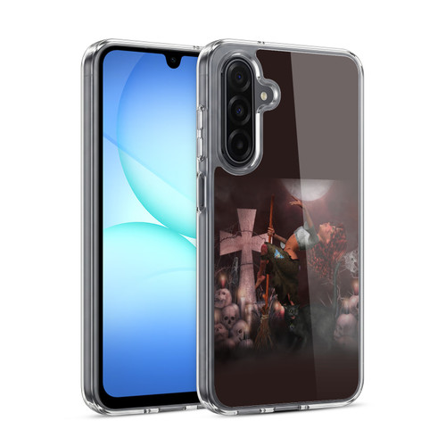 Simone Gatterwe Vintage And Steampunk Little Witch Soft Gel Case for Samsung Galaxy A17 4G / 5G