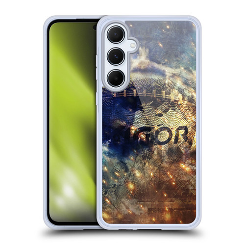 Simone Gatterwe Vintage And Steampunk American Football Soft Gel Case for Samsung Galaxy A55 5G