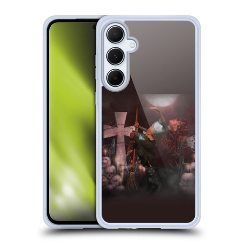 Simone Gatterwe Vintage And Steampunk Little Witch Soft Gel Case for Samsung Galaxy A55 5G
