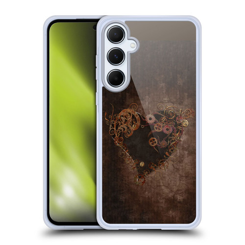 Simone Gatterwe Vintage And Steampunk Thy Heart Soft Gel Case for Samsung Galaxy A55 5G