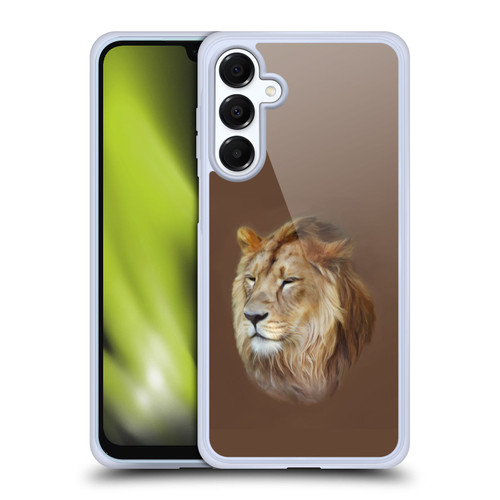 Simone Gatterwe Nature Series Lion Soft Gel Case for Samsung Galaxy A16 5G & MagSafe