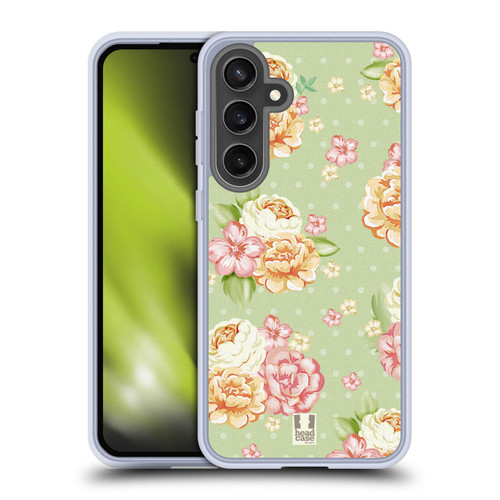 Head Case Designs French Country Patterns Garden Chic Soft Gel Case for Samsung Galaxy S24 FE & MagSafe