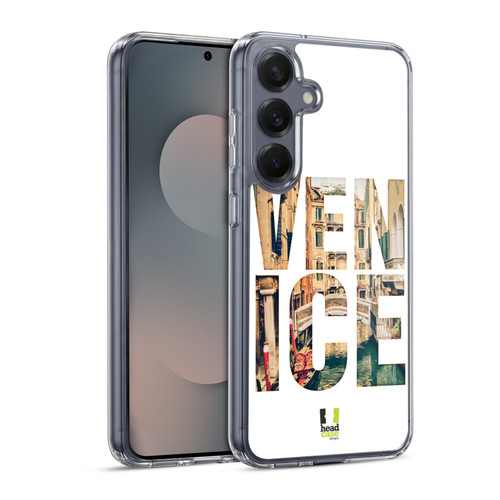 Head Case Designs City Snapshots Scenic Canal With Gondola Venice Italy Soft Gel Case for Samsung Galaxy S25 & MagSafe