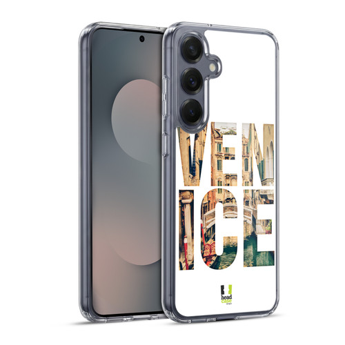 Head Case Designs City Snapshots Scenic Canal With Gondola Venice Italy Soft Gel Case for Samsung Galaxy S25+ & MagSafe