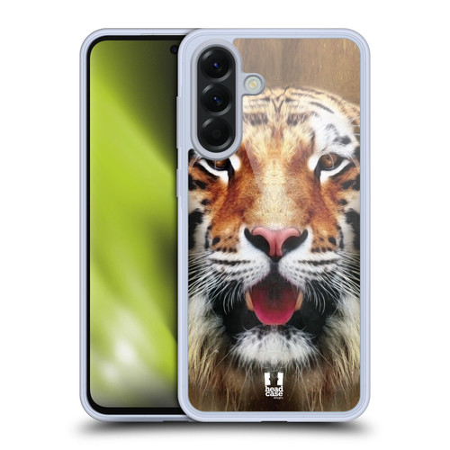 Head Case Designs Animal Faces Tiger Soft Gel Case for Samsung Galaxy A56 5G