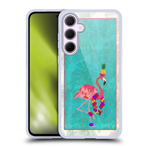 Suzan Lind Birds Flamingo Soft Gel Case for Samsung Galaxy A35 5G