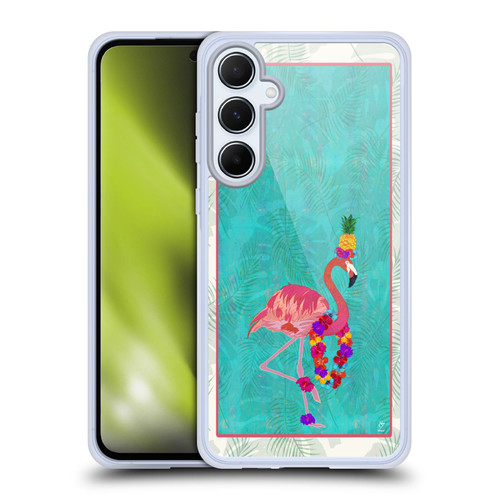 Suzan Lind Birds Flamingo Soft Gel Case for Samsung Galaxy A55 5G