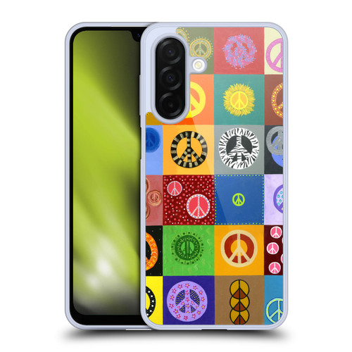 Suzan Lind Colours & Patterns Peace Quilt Soft Gel Case for Samsung Galaxy A26 5G