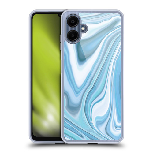 Suzan Lind Marble Light Blue Pastel Soft Gel Case for Samsung Galaxy A06 4G / 5G