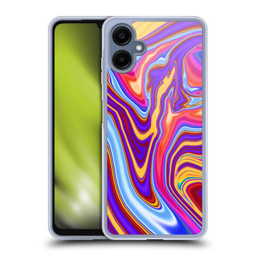 Suzan Lind Marble Purple Yellow Red Soft Gel Case for Samsung Galaxy A06 4G / 5G