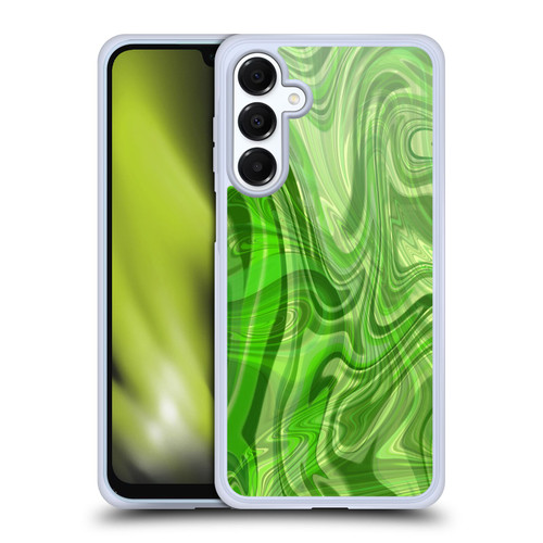 Suzan Lind Marble Green Soft Gel Case for Samsung Galaxy A16 5G & MagSafe