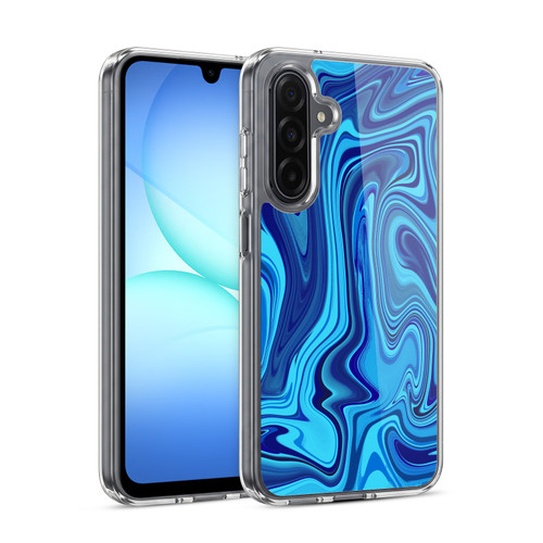 Suzan Lind Marble Blue Soft Gel Case for Samsung Galaxy A17 4G / 5G