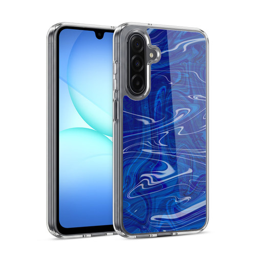 Suzan Lind Marble Dark Blue Soft Gel Case for Samsung Galaxy A17 4G / 5G