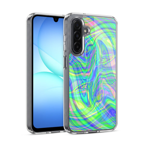 Suzan Lind Marble Green Purple Soft Gel Case for Samsung Galaxy A17 4G / 5G