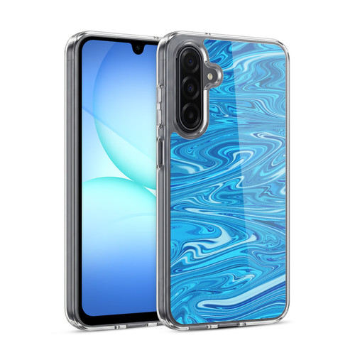 Suzan Lind Marble Light Blue Soft Gel Case for Samsung Galaxy A17 4G / 5G