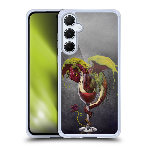 Stanley Morrison Dragons Red Wine Drink Soft Gel Case for Samsung Galaxy A55 5G
