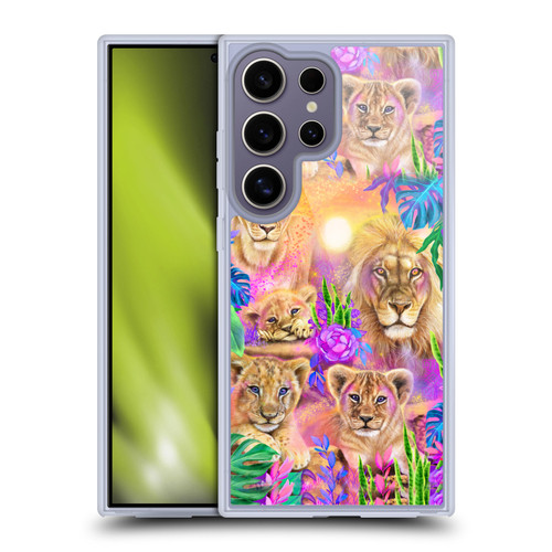 Sheena Pike Big Cats Daydream Lions And Cubs Soft Gel Case for Samsung Galaxy S25 Ultra & MagSafe