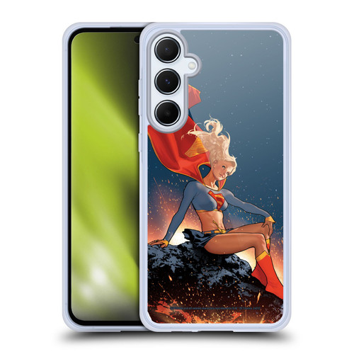 Superman DC Comics Supergirl Comic Art #23 Variant Soft Gel Case for Samsung Galaxy A55 5G