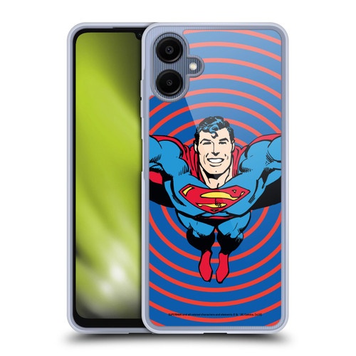 Superman DC Comics Vintage Fashion Circles Soft Gel Case for Samsung Galaxy A06 4G / 5G