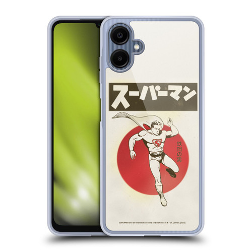 Superman DC Comics Vintage Fashion Japanese Flag Soft Gel Case for Samsung Galaxy A06 4G / 5G