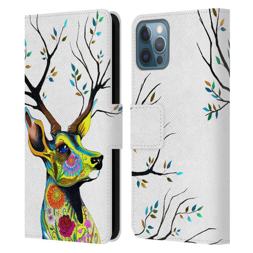 Pixie Cold Animals King Of The Forest Leather Book Wallet Case Cover For Apple iPhone 12 / iPhone 12 Pro