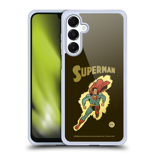 Superman DC Comics Vintage Fashion Comic Soft Gel Case for Samsung Galaxy A16 5G & MagSafe
