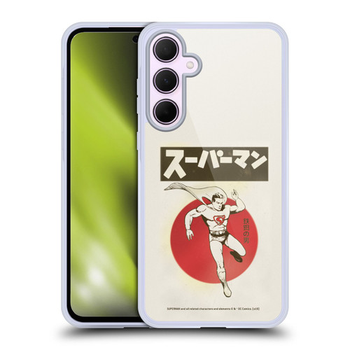 Superman DC Comics Vintage Fashion Japanese Flag Soft Gel Case for Samsung Galaxy A35 5G