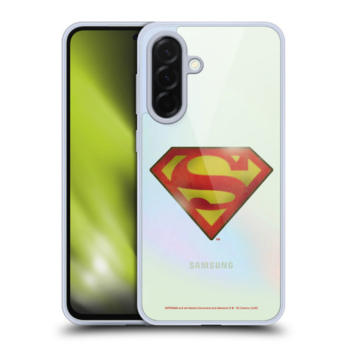 Superman DC Comics Vintage Fashion Logo Soft Gel Case for Samsung Galaxy A36 5G