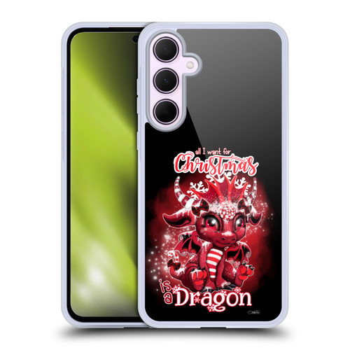 Sheena Pike Holiday I Want A Dragon For Christmas Soft Gel Case for Samsung Galaxy A35 5G
